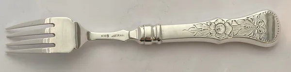 Hovedbilde Flat rose: Fiske gaffel 18,5 cm.