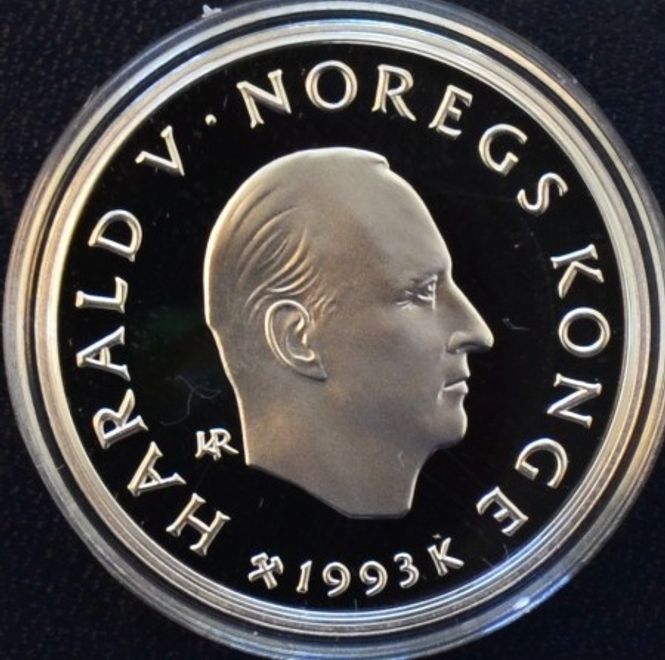 Hovedbilde 50 kr 1992 - Barn på kjelke
