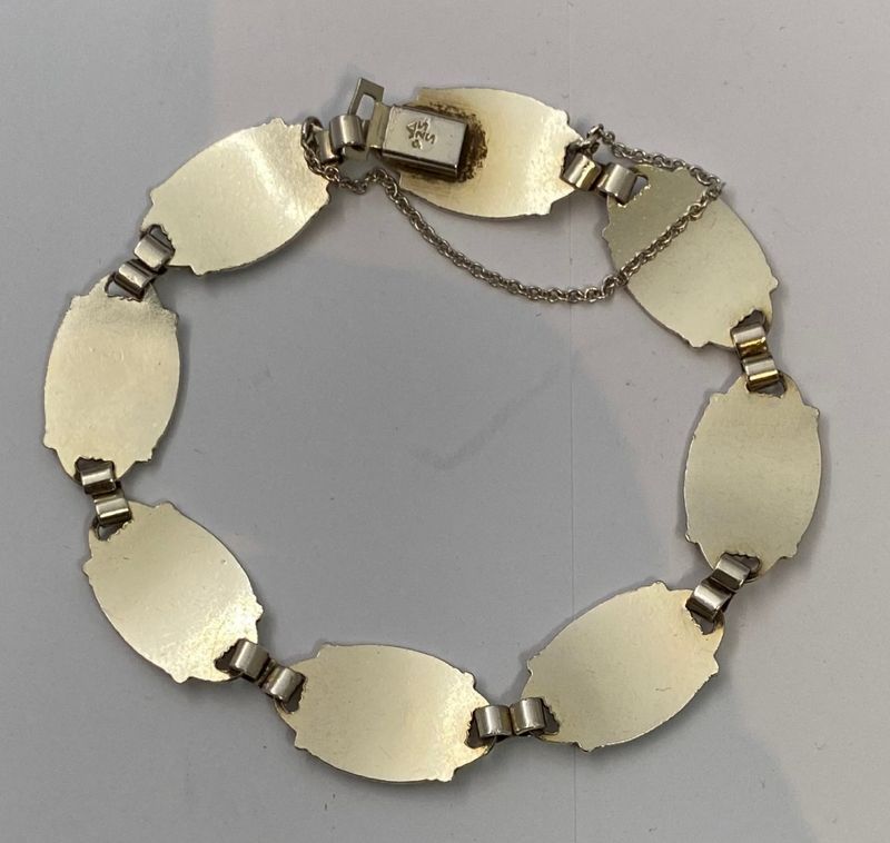 Sølv & Emalje armbånd av Jensen & Aamodt