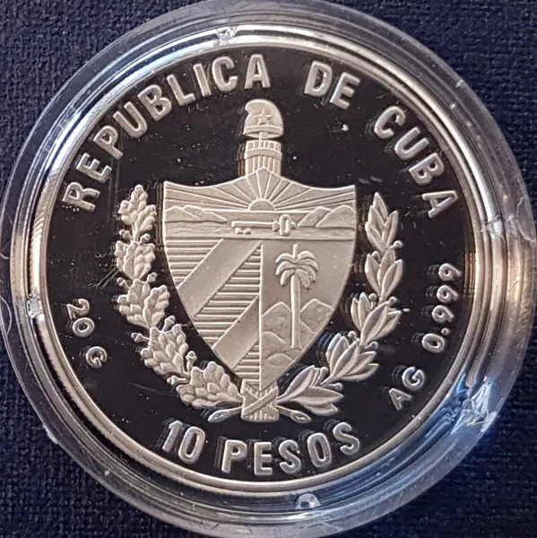Hovedbilde Cuba: 10 pesos 1996 - Amerigo Vespucci