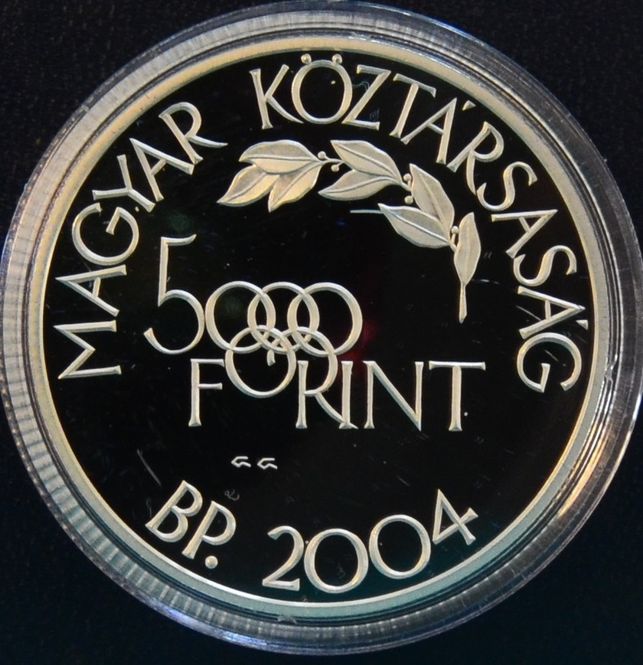 Hovedbilde Ungarn: 5000 forint 2004 (boksing)