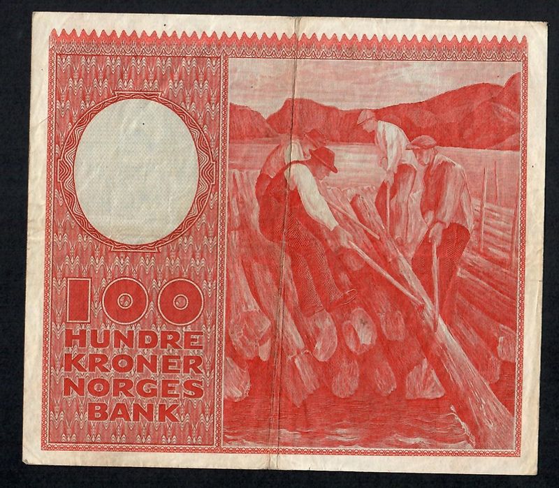 100 kr 1961. Kv. 1-