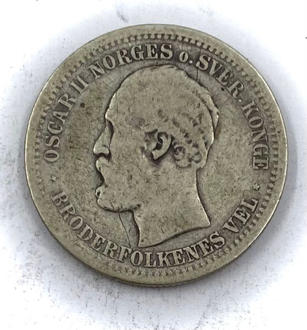 Hovedbilde 1 kr 1877 kv. 1/1-