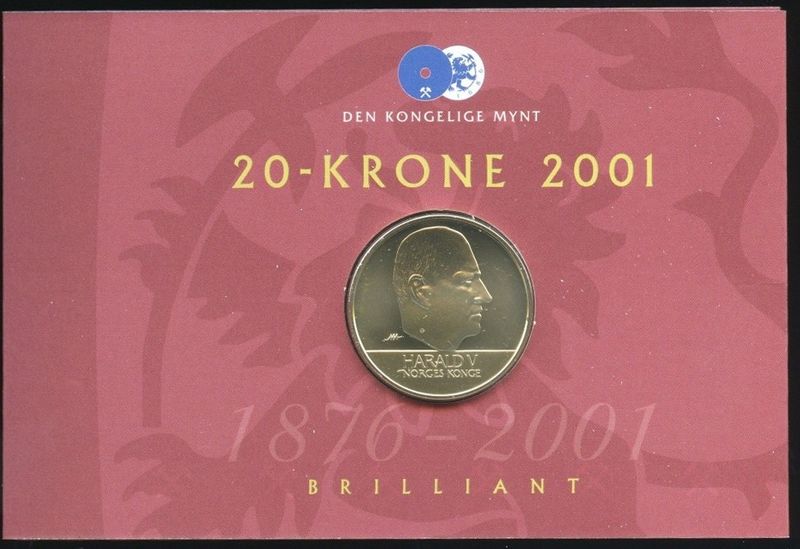 20 kroner 2001 m/stjerne BU