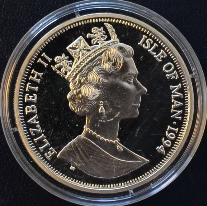 Hovedbilde Isle of Man: 1 crown 1994 (D-Dagen)