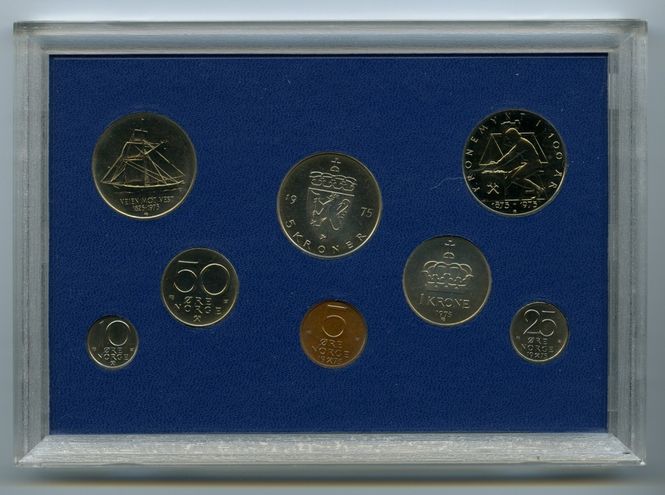 Hovedbilde Myntsett 1975 hardplast