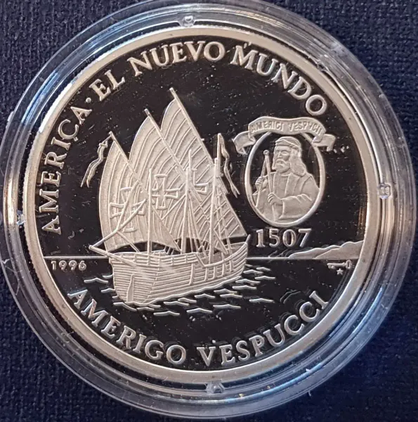 Hovedbilde Cuba: 10 pesos 1996 - Amerigo Vespucci