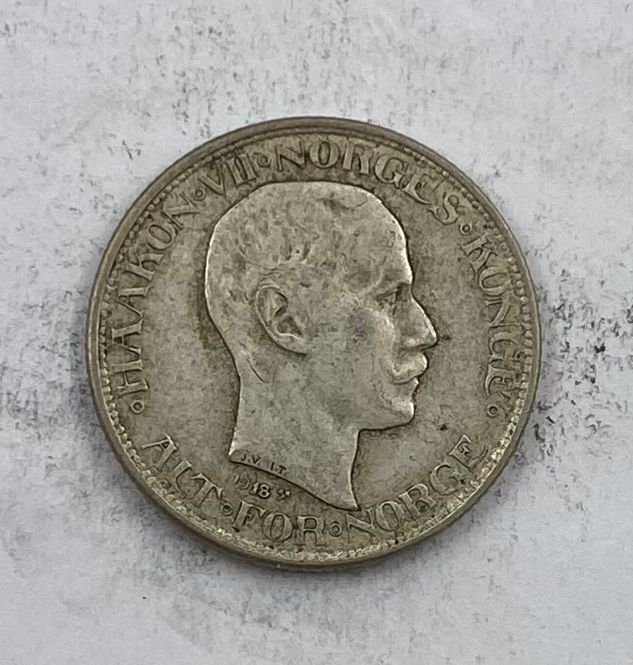 Hovedbilde 50 øre 1918. Kv 1 (4)