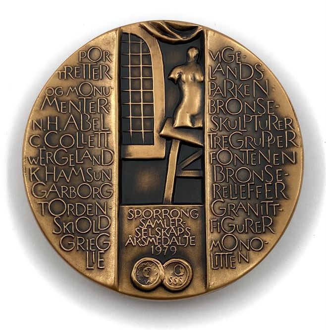 Hovedbilde Gustav Vigeland 1979 i bronse.