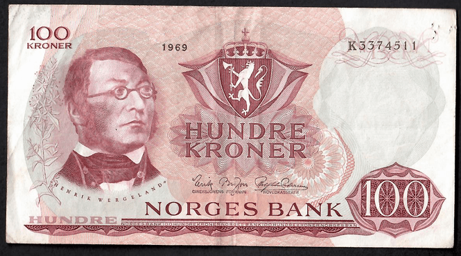 Hovedbilde 100 kr 1969 K.3374511