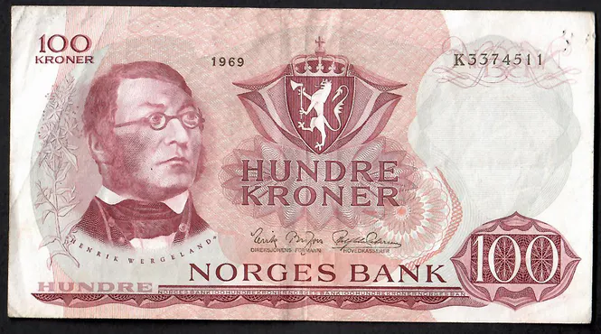 Hovedbilde 100 kr 1969 K.3374511