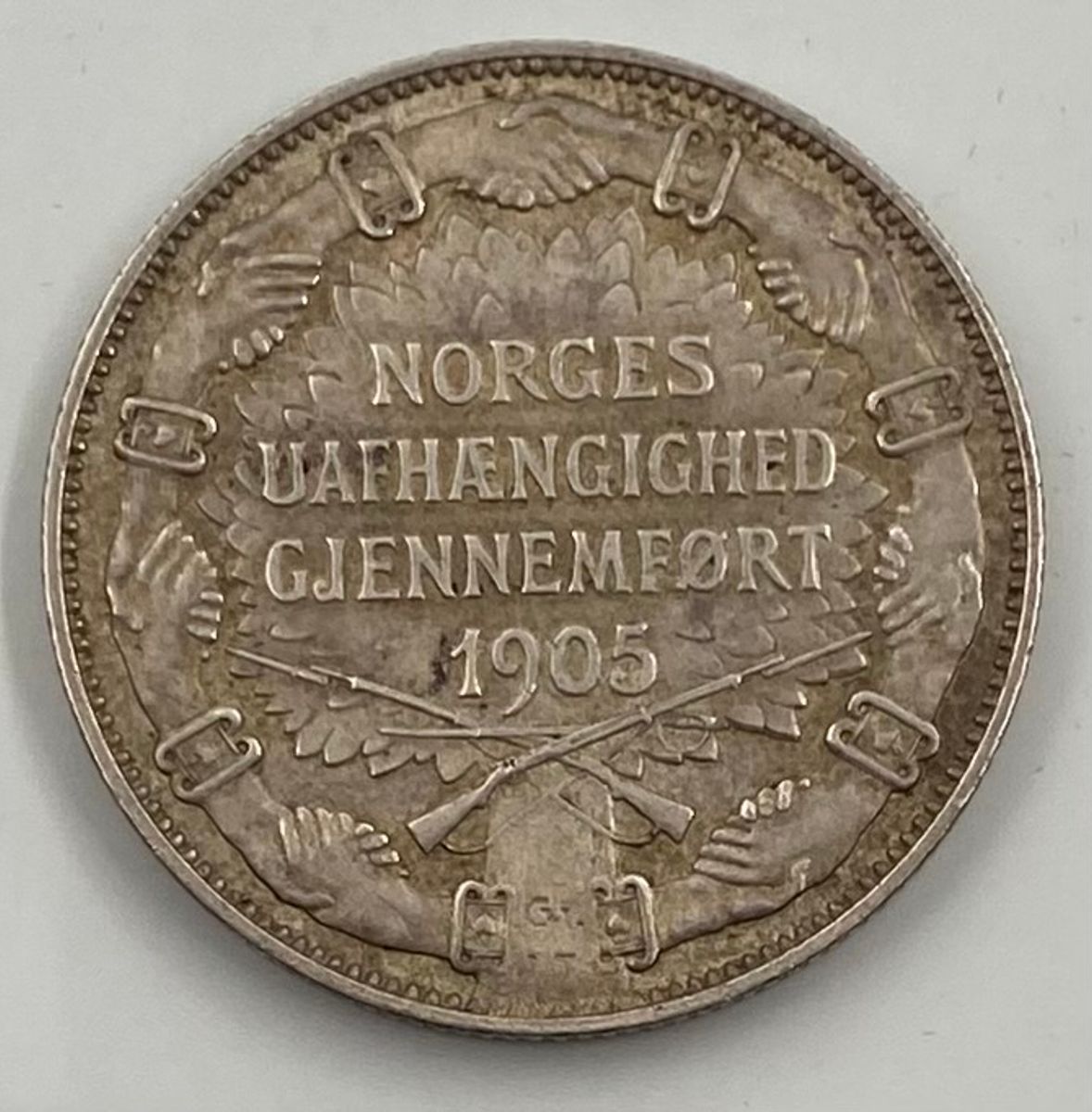 2 kr 1907 gevær kv. 1+