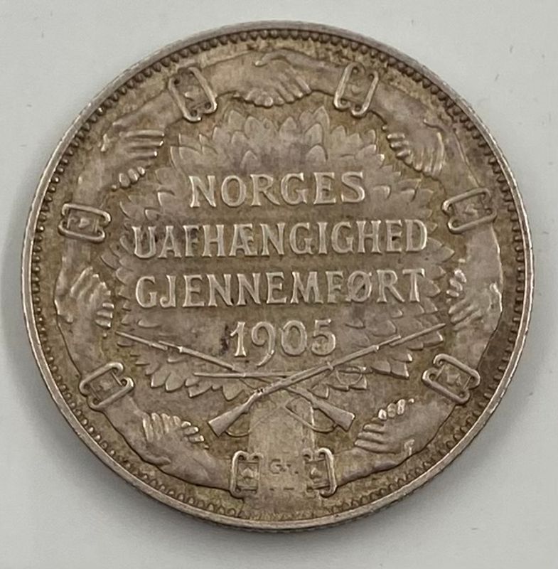 2 kr 1907 gevær kv. 1+
