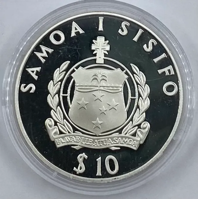 Hovedbilde Samoa I Sisifo: 10 dollar. Jakob Roggeveen
