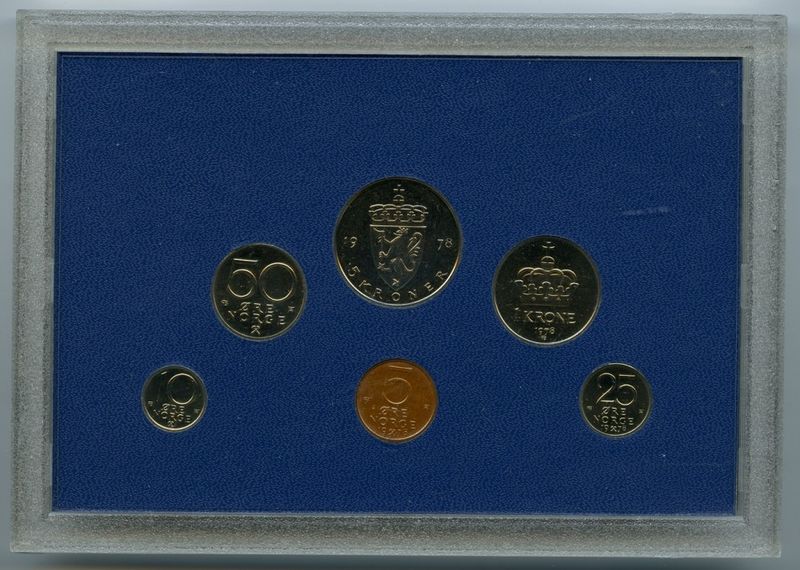 Myntsett 1978 hardplast