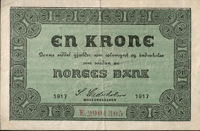Hovedbilde 1 kr 1917 E.2901305 kv. 1/1-