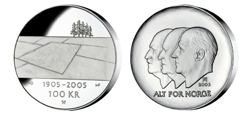 100 kr 2003 - Jordbruk. Ligger i orginalt etui med info.