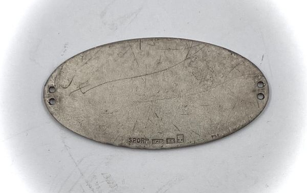 Hovedbilde Frakkskjold/Jakkemerke 925 sølv.