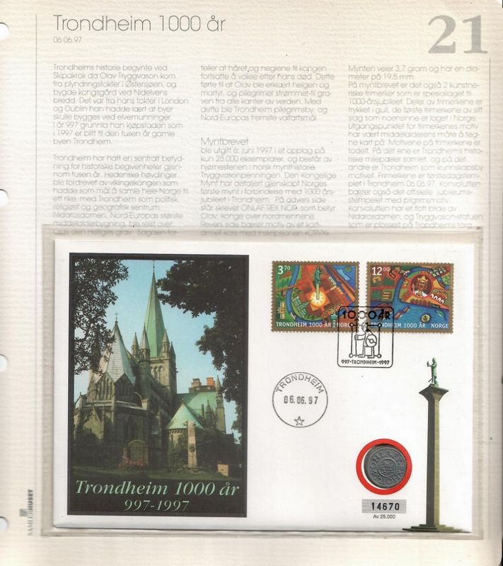 Nr 21. Trondheim 1000 år.