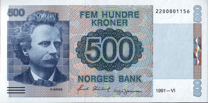 Hovedbilde 500 kr 1991 kv. 01