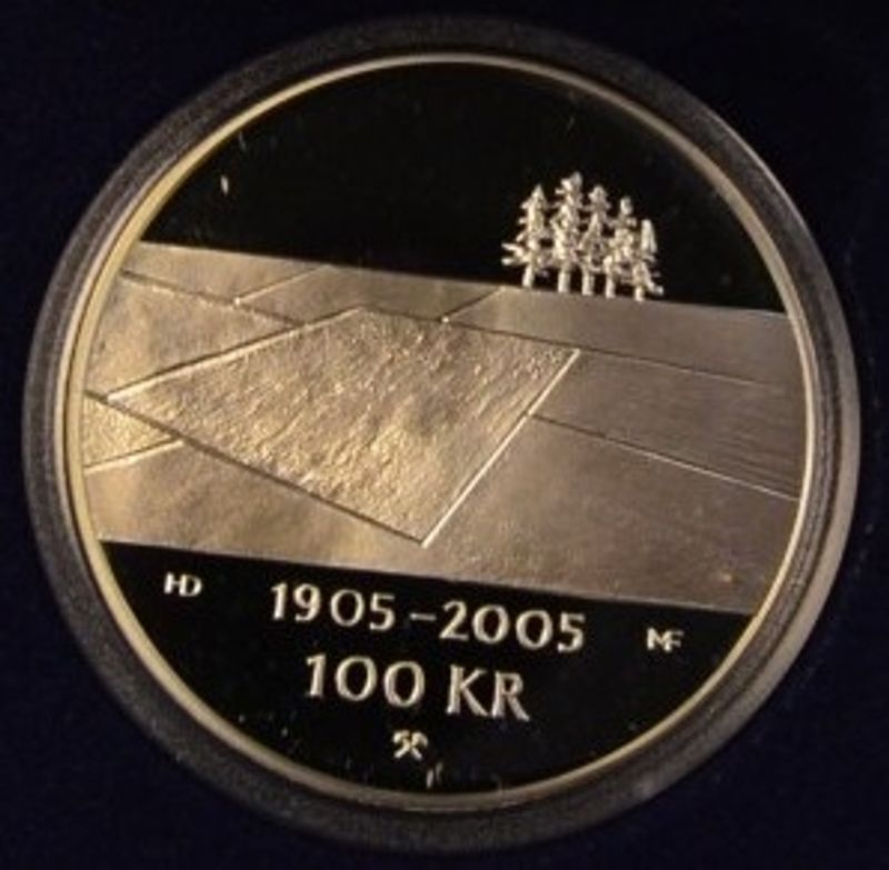 100 kr 2003 - Jordbruk. Ligger i orginalt etui med info.