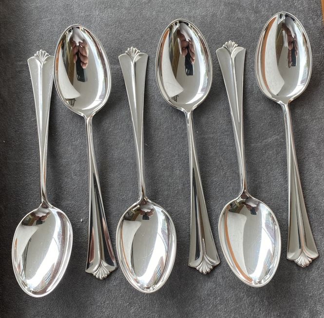 Hovedbilde Rådhus vifte: 6 x Barne/dessertskje 14,8 cm.