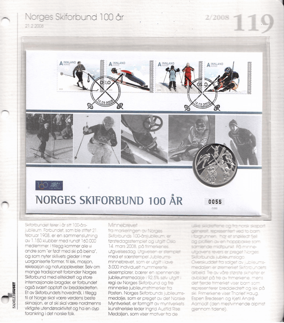 Hovedbilde Samlerhuset Nr 119 - Norges Skiforbund 100 år