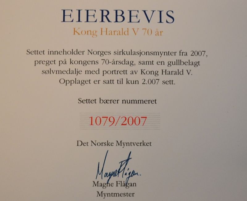 Harald V 70 år 2007