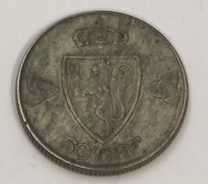 Hovedbilde 50 øre 1919. Kv 1