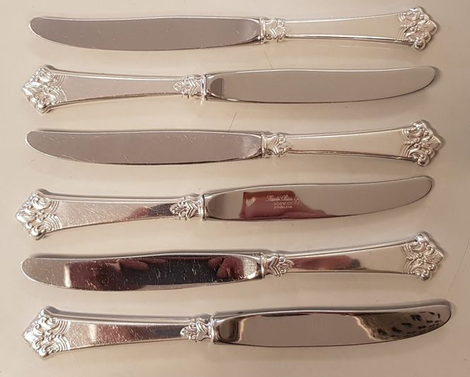 Hovedbilde Anitra: 6 x liten spisekniv med kort skaft 21,7 ...