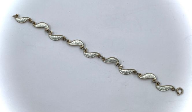 Hovedbilde Armbånd 925 sølv med emalje. A.Nordlie.