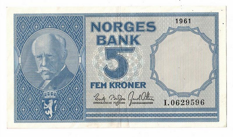 5 kr 1961 I.0629596 kv. 01