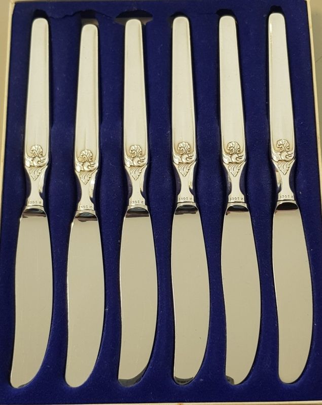 Elisabeth: 6 x Liten spisekniv 19,8 cm.